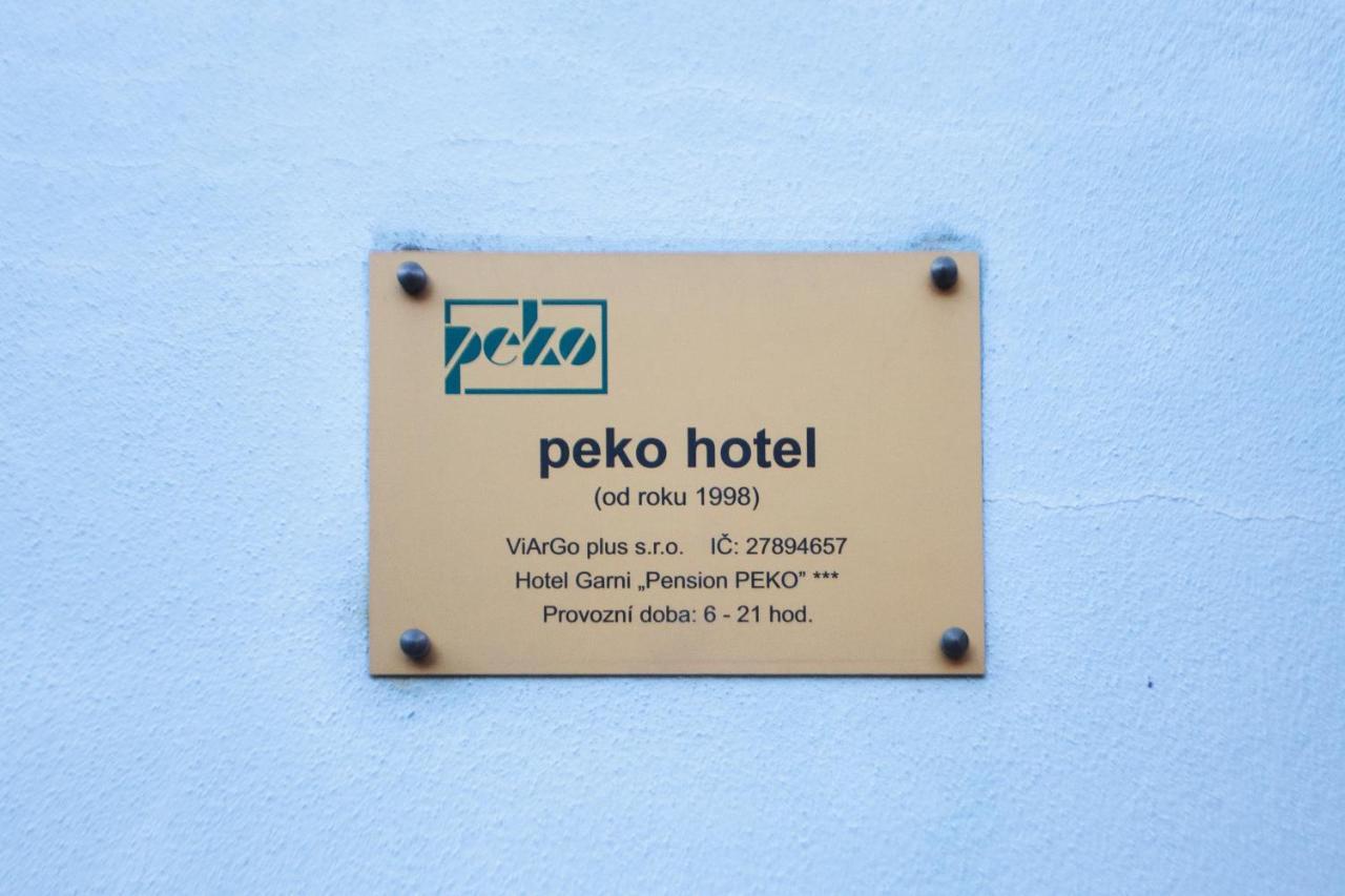Hotel Peko Praga Exterior foto